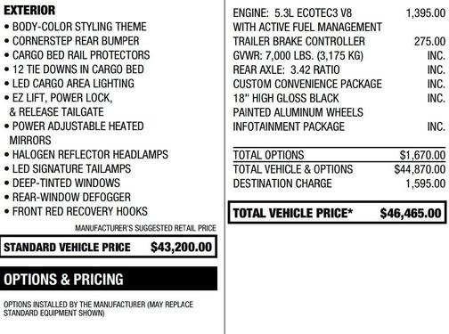 2021 Chevrolet Silverado 1500 Custom Trail Boss