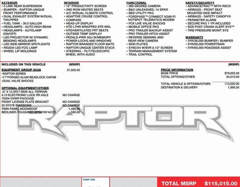 2025 Ford F-150 Raptor