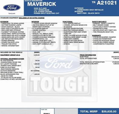 2026 Ford Maverick XLT