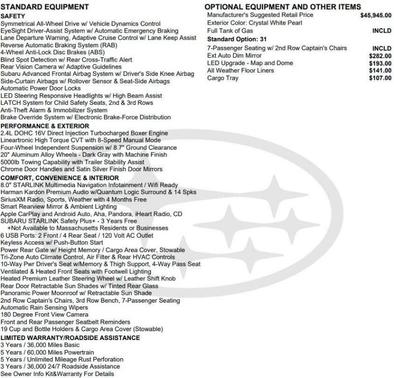 2022 Subaru Ascent Touring 7-Passenger