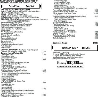 2019 RAM 2500 Tradesman