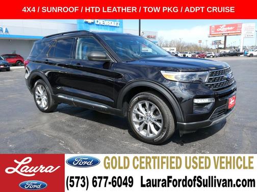 Agate Black Metallic 2023 Ford Explorer XLT