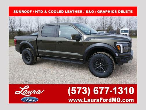 Green 2026 Ford F-150 Raptor Truck