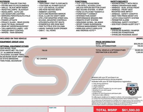 2025 Ford Explorer ST