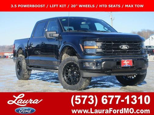 Antimatter Blue Metallic 2025 Ford F-150 XLT