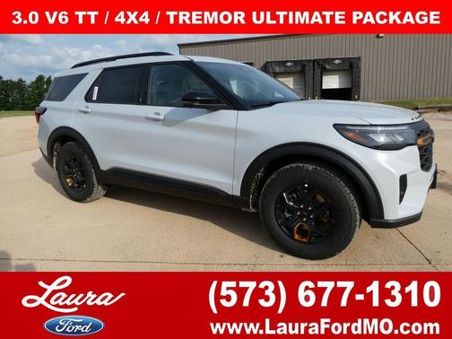Space White Metallic 2026 Ford Explorer Tremor