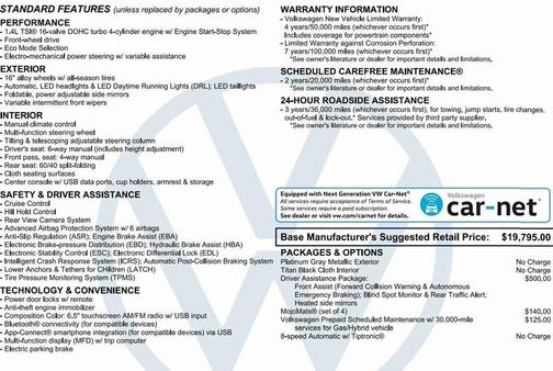 2021 Volkswagen Jetta 1.4T S