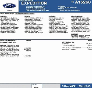 2026 Ford Expedition Platinum