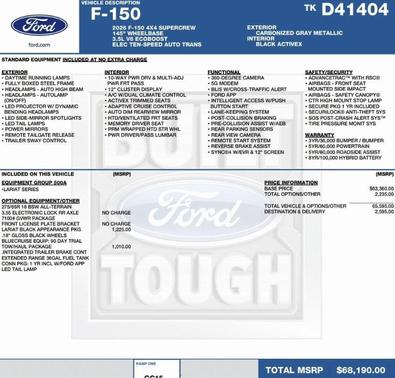 2026 Ford F-150 Lariat