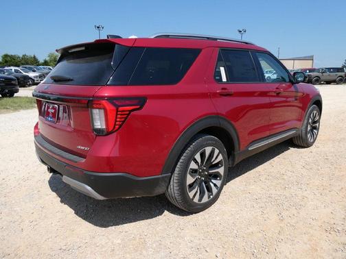 Rapid Red Metallic Tinted Clearcoat 2026 Ford Explorer Platinum