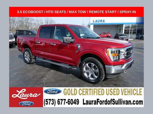 Rapid Red Metallic Tinted Clearcoat 2021 Ford F-150 XLT
