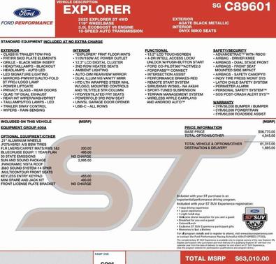 2025 Ford Explorer ST