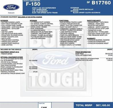 2025 Ford F-150 Tremor