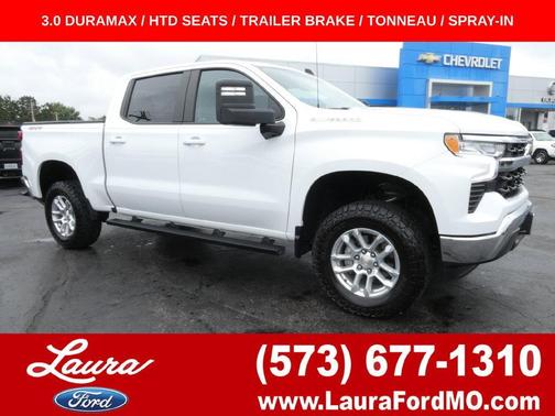 Summit White 2022 Chevrolet Silverado 1500 LT