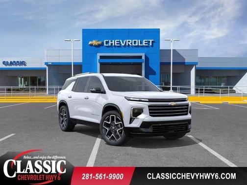 Polar White Tricoat 2026 Chevrolet Traverse High Country