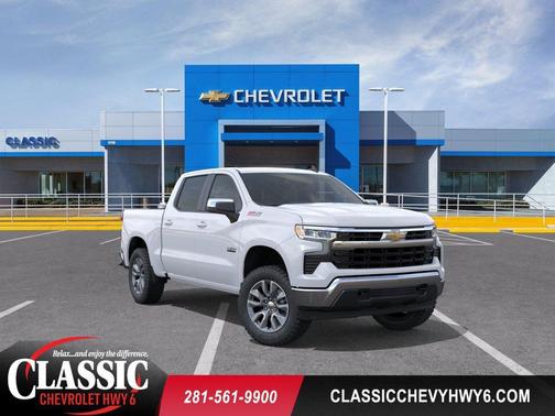 Summit White 2026 Chevrolet Silverado 1500 LT