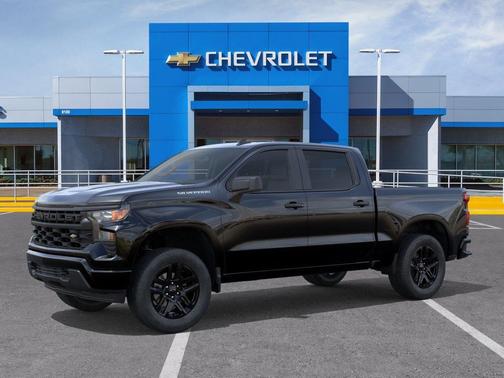 Black 2026 Chevrolet Silverado 1500 Custom