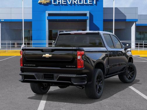 Black 2026 Chevrolet Silverado 1500 Custom