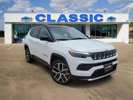Bright White Clearcoat 2025 Jeep Compass Limited