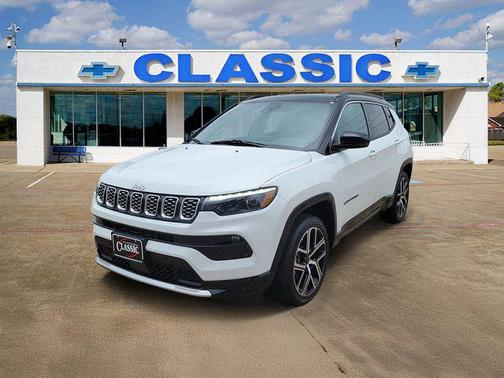 Bright White Clearcoat 2025 Jeep Compass Limited