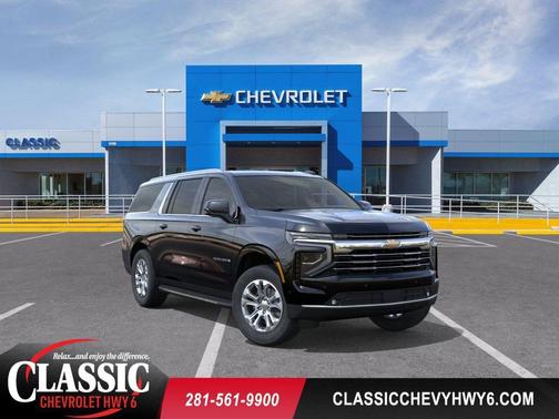 Black 2026 Chevrolet Suburban LT