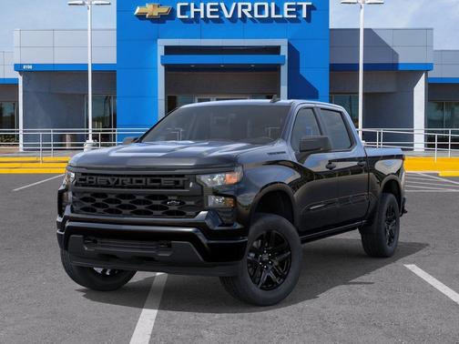 Black 2026 Chevrolet Silverado 1500 Custom