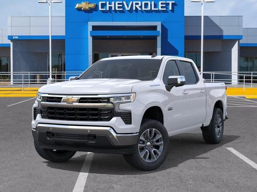 Summit White 2026 Chevrolet Silverado 1500 LT