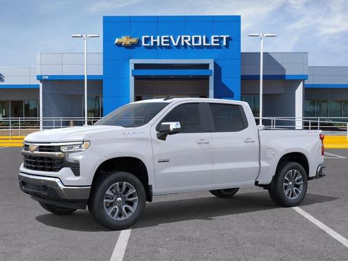 Summit White 2026 Chevrolet Silverado 1500 LT