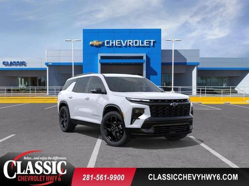 Polar White Tricoat 2026 Chevrolet Traverse RS