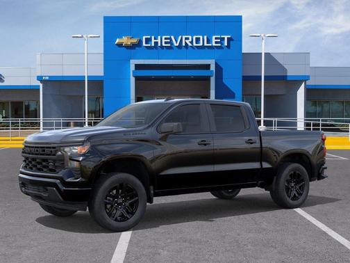 Black 2026 Chevrolet Silverado 1500 Custom