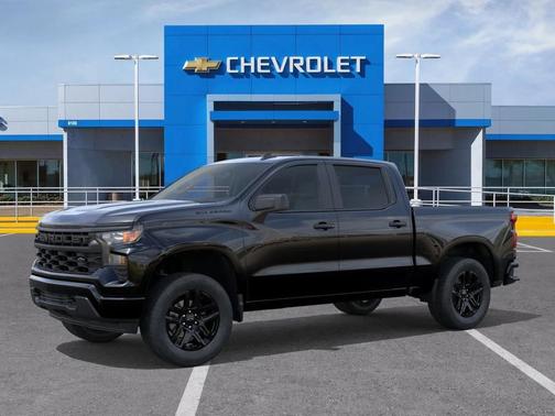 Black 2026 Chevrolet Silverado 1500 Custom