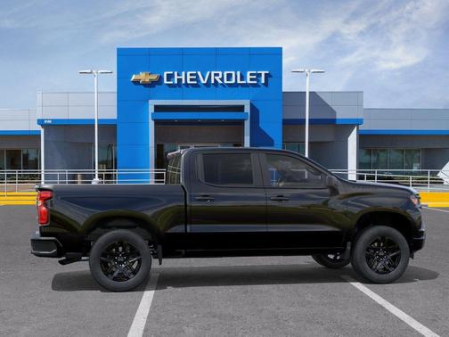 Black 2026 Chevrolet Silverado 1500 Custom