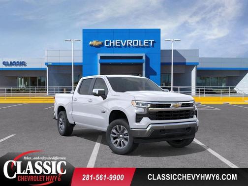 Summit White 2026 Chevrolet Silverado 1500 LT