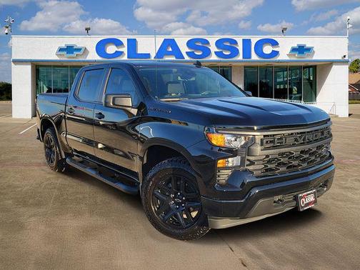 Black 2024 Chevrolet Silverado 1500 Custom