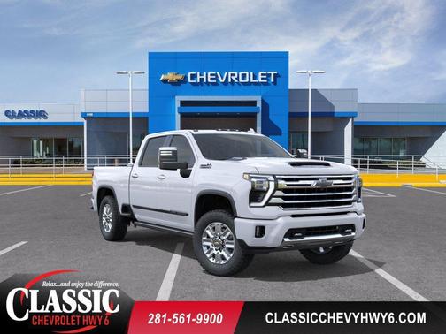 Polar White Tricoat 2026 Chevrolet Silverado 2500 High Country