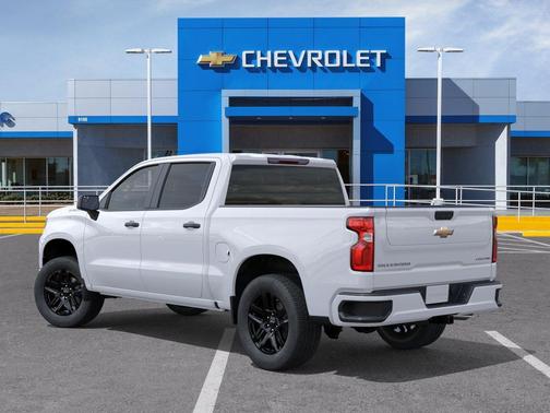 Summit White 2026 Chevrolet Silverado 1500 Custom