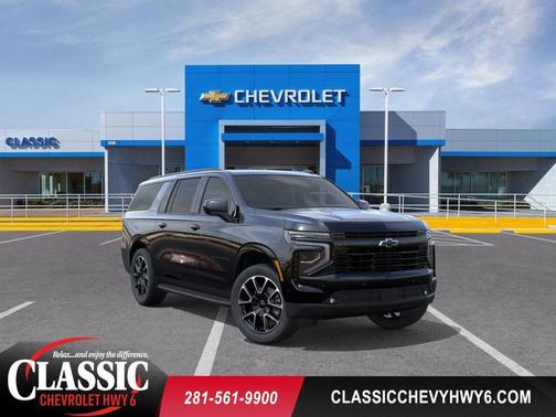 Black 2026 Chevrolet Suburban RST