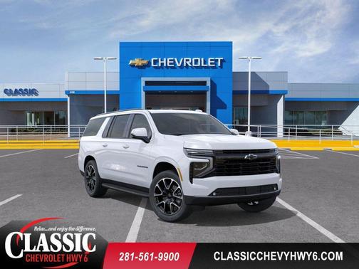 Summit White 2026 Chevrolet Suburban RST