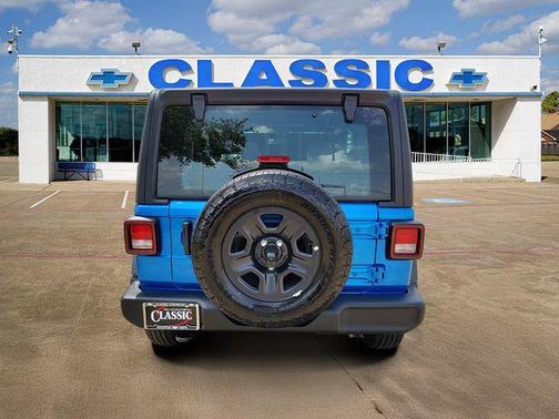 Hydro Blue Pearlcoat 2025 Jeep Wrangler Sport