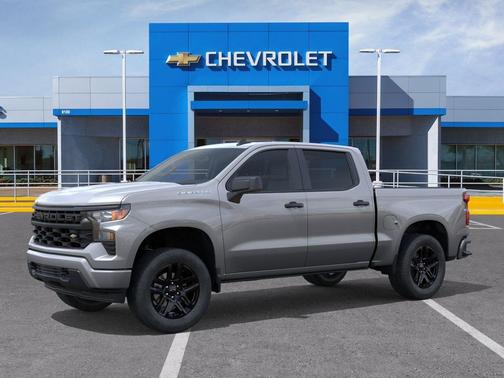 Sterling Gray Metallic 2026 Chevrolet Silverado 1500 Custom