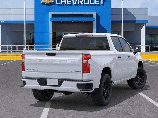 Summit White 2026 Chevrolet Silverado 1500 Custom