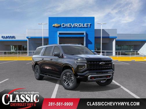 Black 2026 Chevrolet Suburban Z71, 4WD