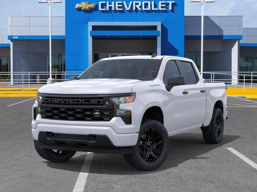 Summit White 2026 Chevrolet Silverado 1500 Custom