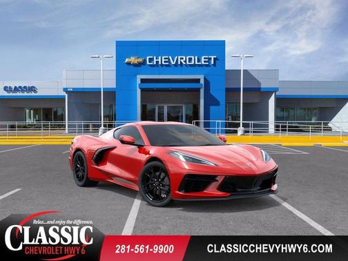 Red 2026 Chevrolet Corvette Stingray w/1LT