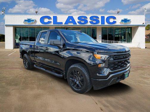 Black 2024 Chevrolet Silverado 1500 Custom