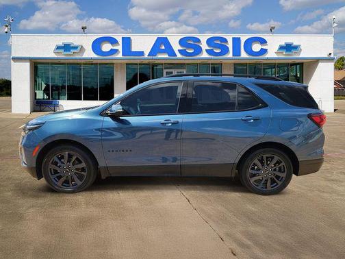 Lakeshore Blue Metallic 2024 Chevrolet Equinox FWD RS