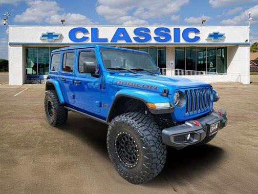 Hydro Blue Pearlcoat 2021 Jeep Wrangler Unlimited Rubicon