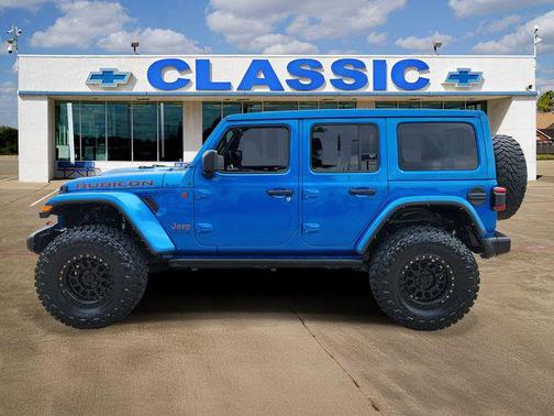 Hydro Blue Pearlcoat 2021 Jeep Wrangler Unlimited Rubicon