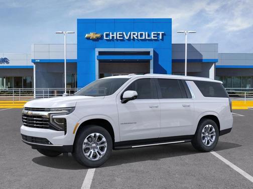 Summit White 2026 Chevrolet Suburban LT