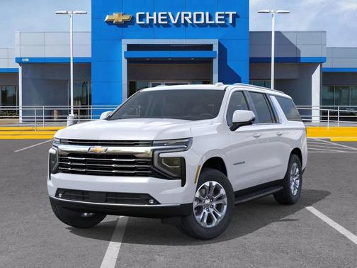 Summit White 2026 Chevrolet Suburban LT
